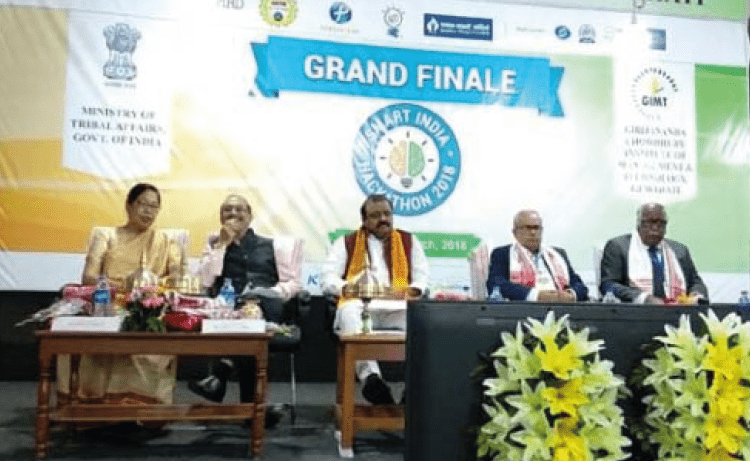 SIH 2018 Grand Finale - Ministers Interacting with Students