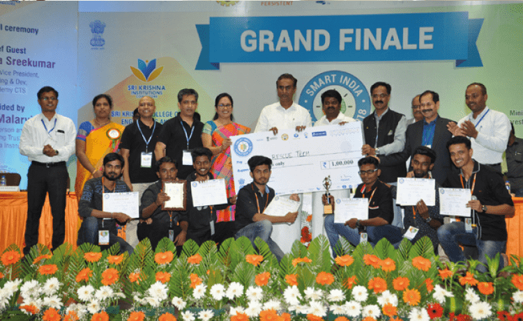 Winners of grand finale SIH 2018